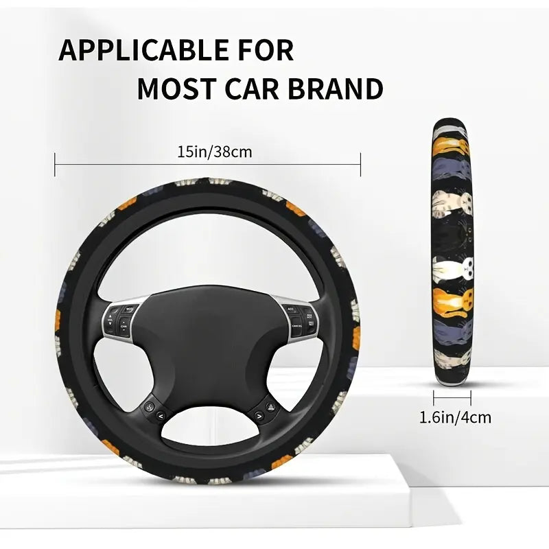 Cute Cat Paw Print Steering Wheel Cover