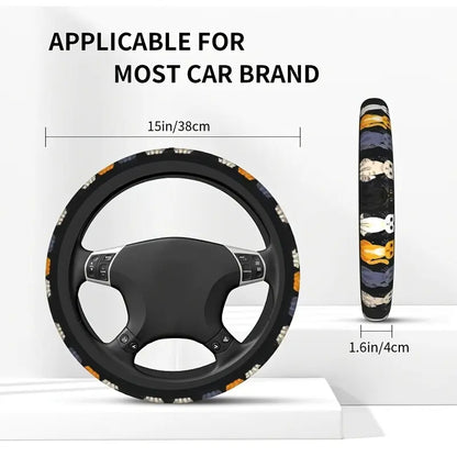 Cute Cat Paw Print Steering Wheel Cover