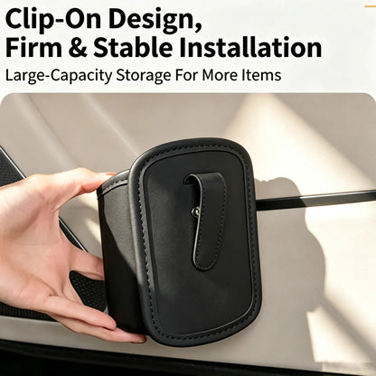 Clip-On Car Cup Holder & Storage Organizer