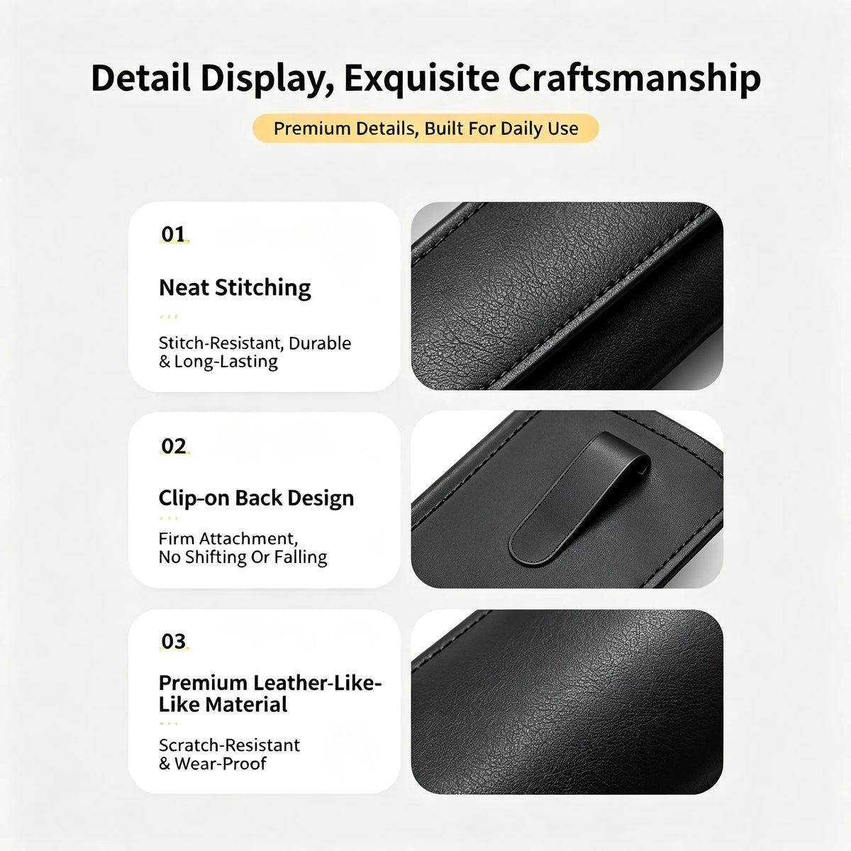 Clip-On Car Cup Holder & Storage Organizer