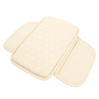 Car Center Console Armrest Cushion with Storage Pocket