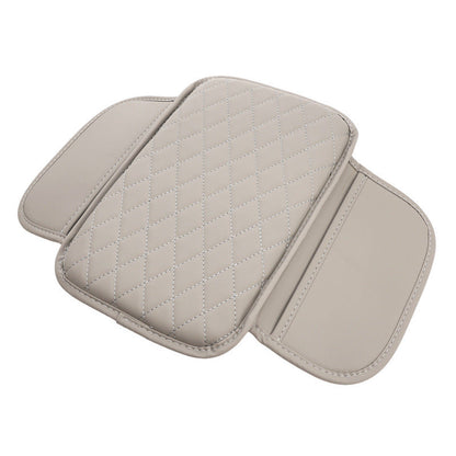 Car Center Console Armrest Cushion with Storage Pocket