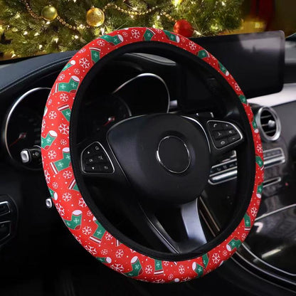Cute Cat Paw Print Steering Wheel Cover